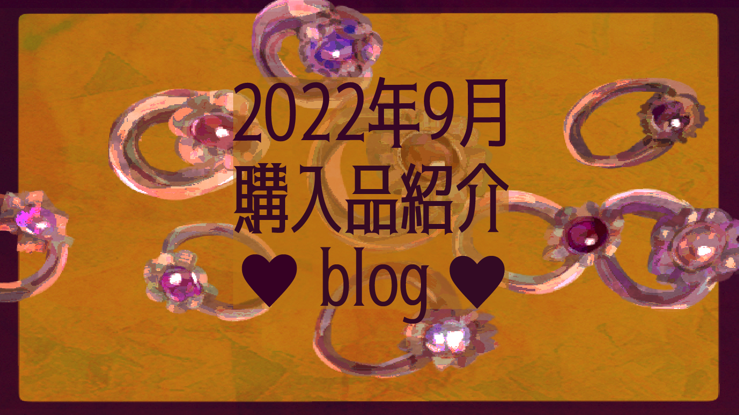 9月購入品紹介