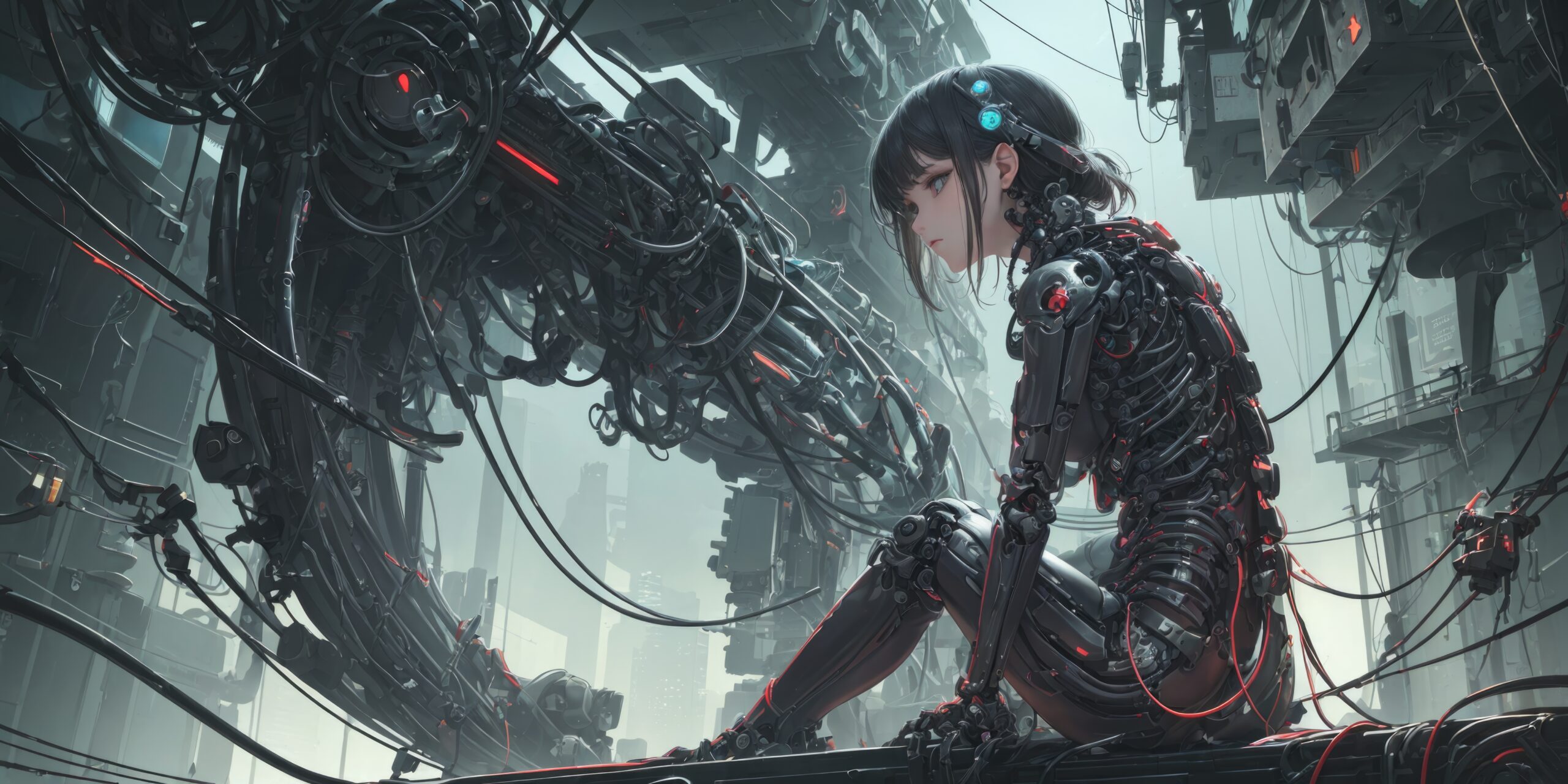 Birth of a Cyberpunk Cyborg: Anime Girl Creation